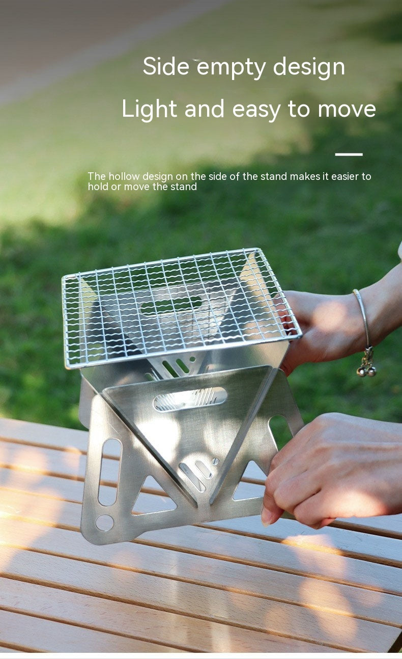 Outdoor Folding Stainless Steel Burning Oven