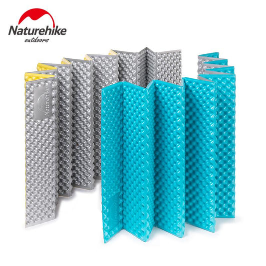 Naturehike EVA Aluminum Foil Camping Mat Portable Outdoor Beach Mat Moistureproof Camping Sleeping Pad Folding Egg Slot Yoga Mat