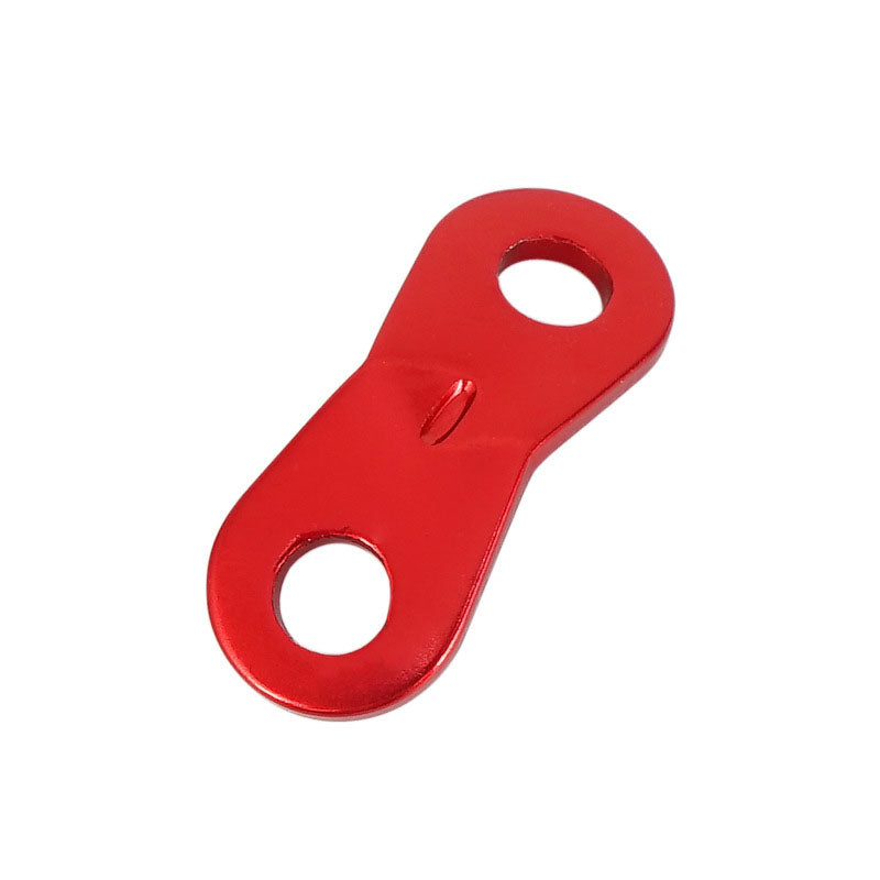 Outdoor Camping Double Eye Rope Buckle Aluminum Alloy Umbrella Rope Buckle Camping Tent Canopy Pull Rope Accessories Wind Rope Buckle Fixed Buckle