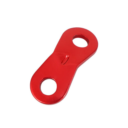 Outdoor Camping Double Eye Rope Buckle Aluminum Alloy Umbrella Rope Buckle Camping Tent Canopy Pull Rope Accessories Wind Rope Buckle Fixed Buckle