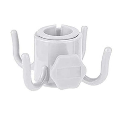 Portable Beach Umbrella Hook: 4-prong, universal for hats, bags, clothes; fits camping/beach umbrellas.