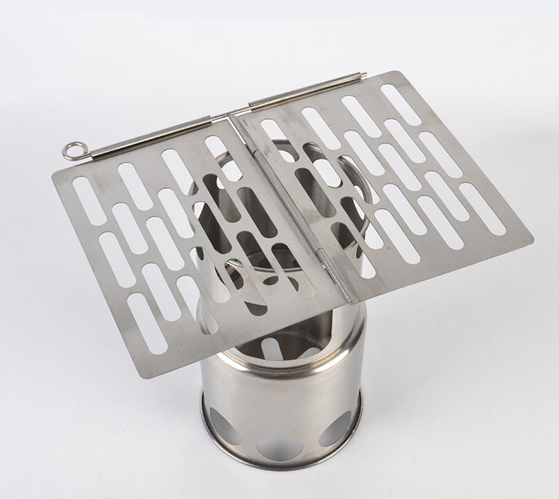 Outdoor Picnic Simple Portable Mini Barbecue Grill Grill Plate Stainless Steel Folding Grill Grill Grill