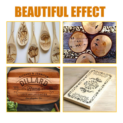 Jue-Fish Wood Burning Paste, Camping Outdoor Wood Cloth Combustion DIY Pyrography Wood Burning Paste