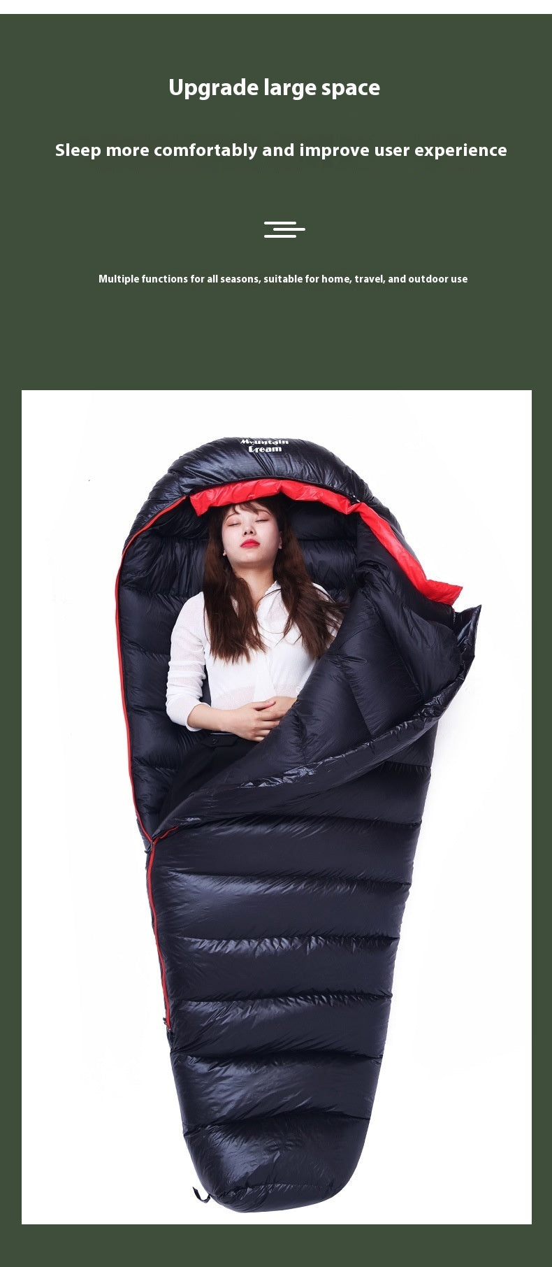 Ultralight Mummy Down-filled Sleeping Bag
