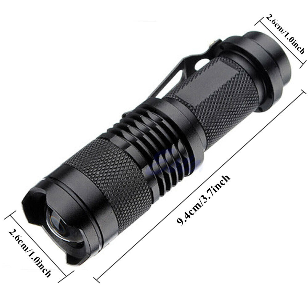 2 Pack UV Flashlight LED Handheld Blacklight Ultra Violet Flashlight 395nm Mini Light Inspection Lamp Torch Detector For Dog Pet Urine Stains, Bed Bugs And Scorpions