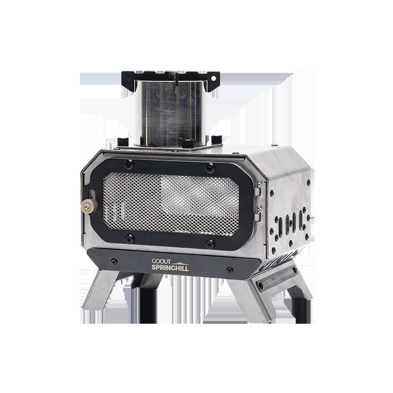 Spring Mountain Mini Incense Burner 2.0 Outdoor Camping Tabletop Firewood Stove Foldable Portable Furnace Camping Water Boiling Equipment