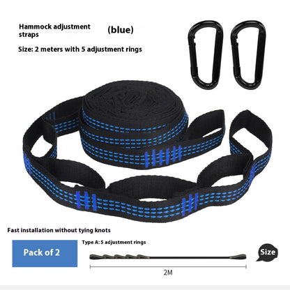 Quick Build Adjustable Distance Bandlet High Strength Polyester Hammock Strap