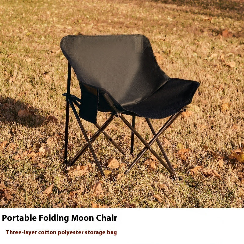 Camping Outdoor Folding Chair Portable Recliner Fishing Stool Beach
