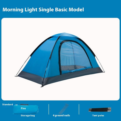 Outdoor Manual Tent Outdoor Camping Single Person Portable Simple Sun Protection Anti Mosquito Park Indoor Beach
