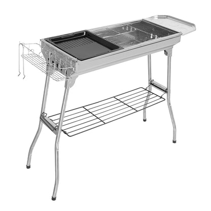 1 0 0x31x71cm Silver Stainless Steel Barbecue