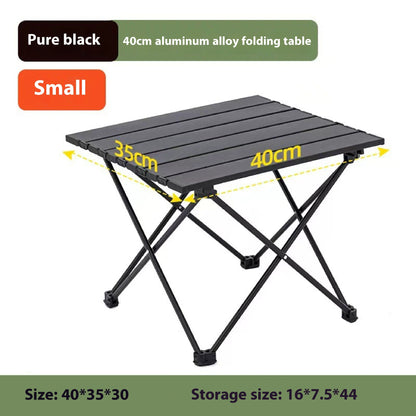 Outdoor Aluminum Alloy Household Portable Ultralight Folding Table