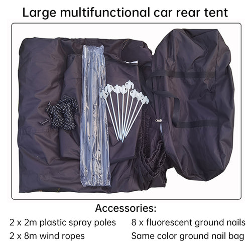 Large Multifunctional Outdoor Zipper Tents for Camping - Water - Repellent, Rainproof, Sunscreen, for Multiple People