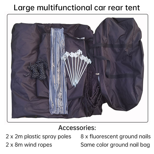 Large Multifunctional Outdoor Zipper Tents for Camping - Water - Repellent, Rainproof, Sunscreen, for Multiple People