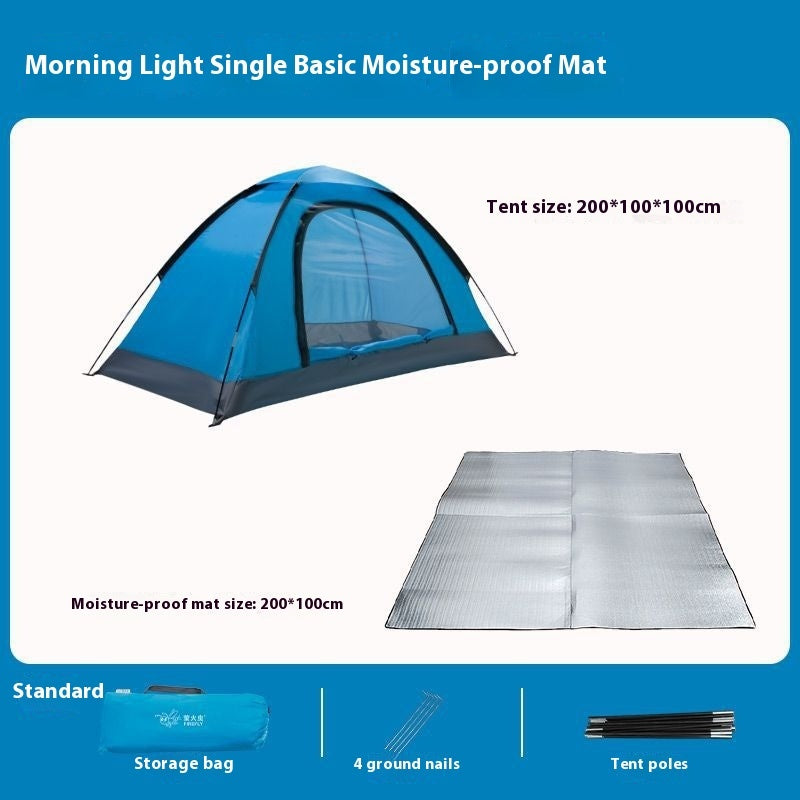 Outdoor Manual Tent Outdoor Camping Single Person Portable Simple Sun Protection Anti Mosquito Park Indoor Beach