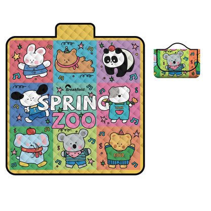 Outdoor Waterproof Moisture-proof Machine Washable Children Cartoon Oxford Cloth Picnic Mat