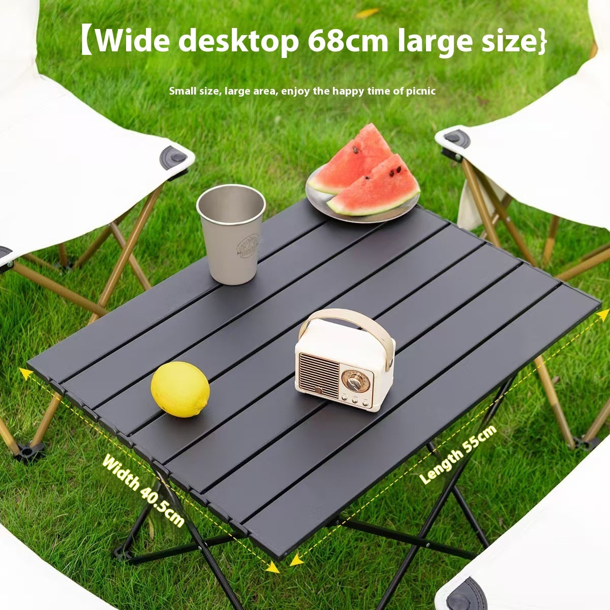 Outdoor Aluminum Alloy Household Portable Ultralight Folding Table