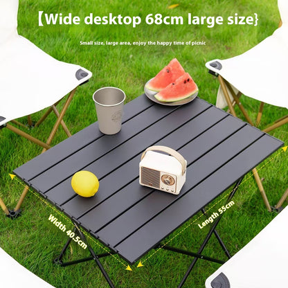 Outdoor Aluminum Alloy Household Portable Ultralight Folding Table