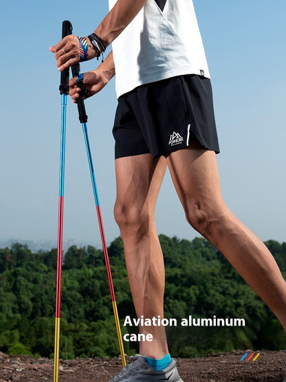 Carbon Trekking Pole Folding Carbon Fiber Off-road Cane