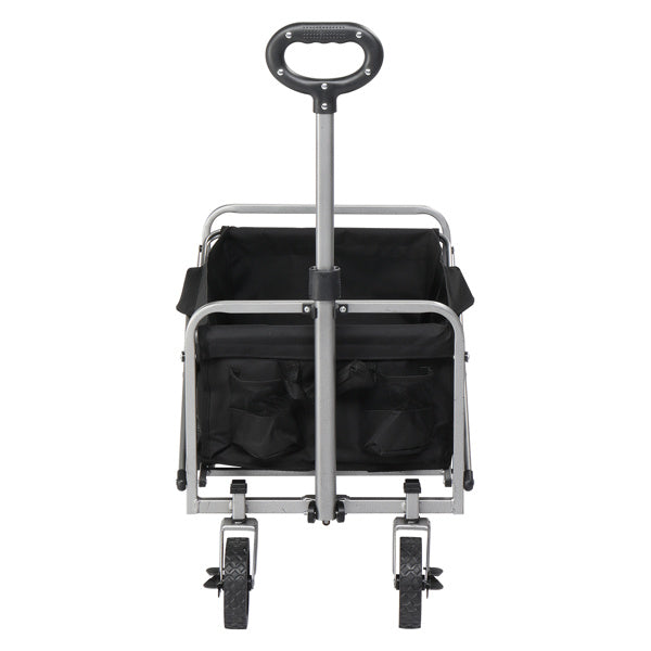 Silver Frame Oxford Cloth Garden Folding Cart