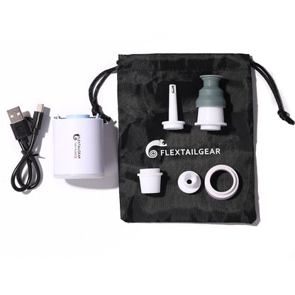 Camping Tiny Pump Air Light Inflatable Pump Flextailgear Ultralight USB Charging Mini Electric Outdoor Air Pump 3 Modes Supplies