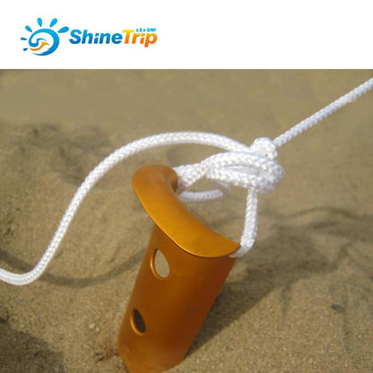 Shine trip 5pcs Outdoor Aluminum Alloy Sand Tent Peg Nail Ground Tent Stake Special For Sand Beach Camping Equipment Tents Building 23/31cm
