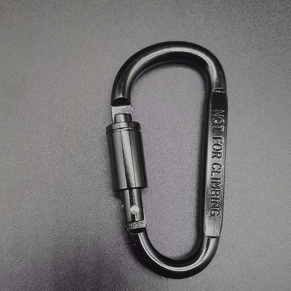 D-type Carabiner High Quality Bold 8cm Flat With Lock