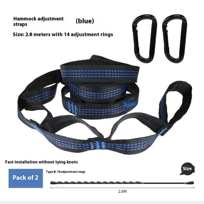 Quick Build Adjustable Distance Bandlet High Strength Polyester Hammock Strap