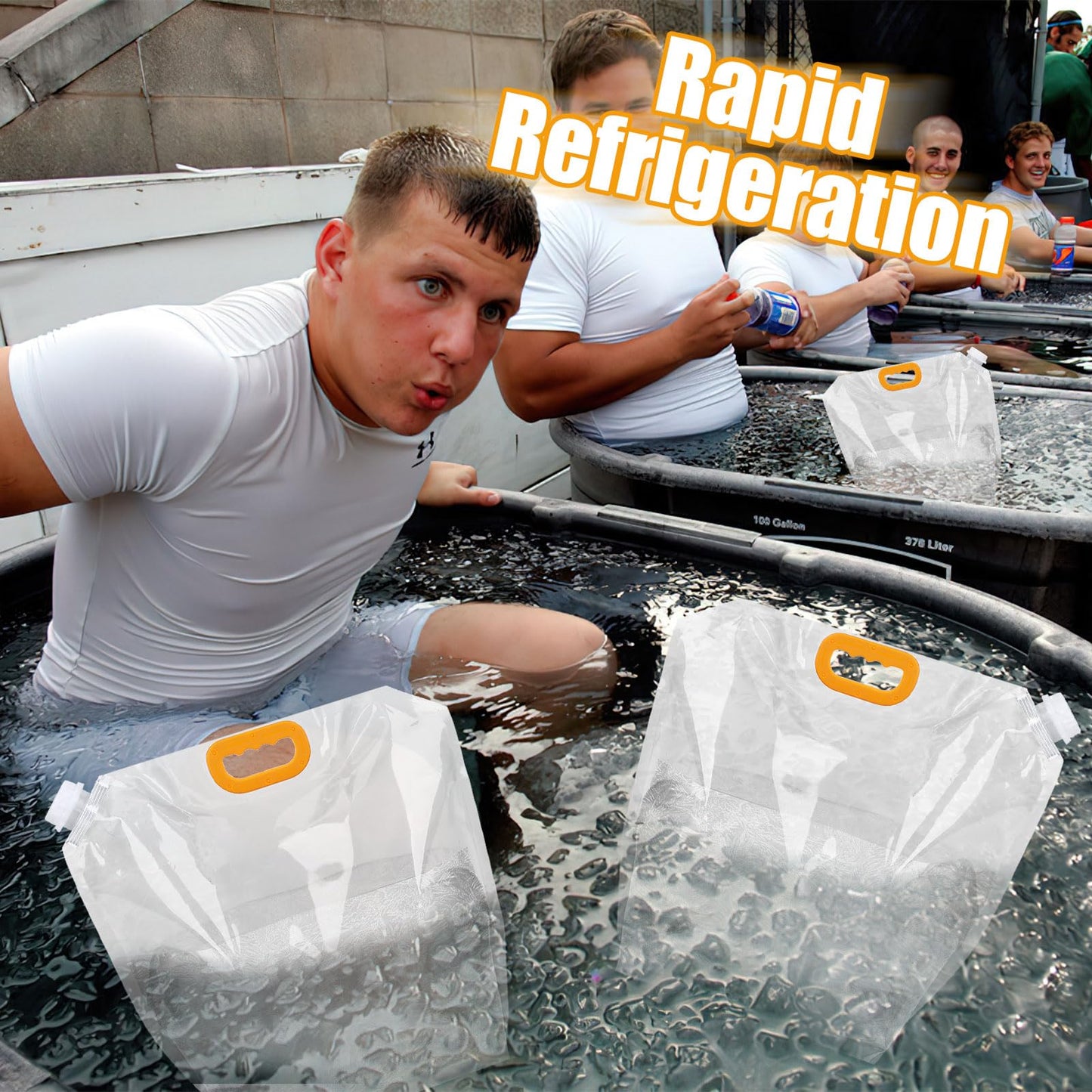 Super Large Ice Bath Bags Cold Bathtub Water Bag 10L Ice Bath Accessories Cold Plunge Accessories Portable Ice Bath Bag,Amazon Is Banned