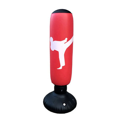 Leather Pattern Inflatable Boxing Column Tumbler Children's Vertical Fitness Vent Toys