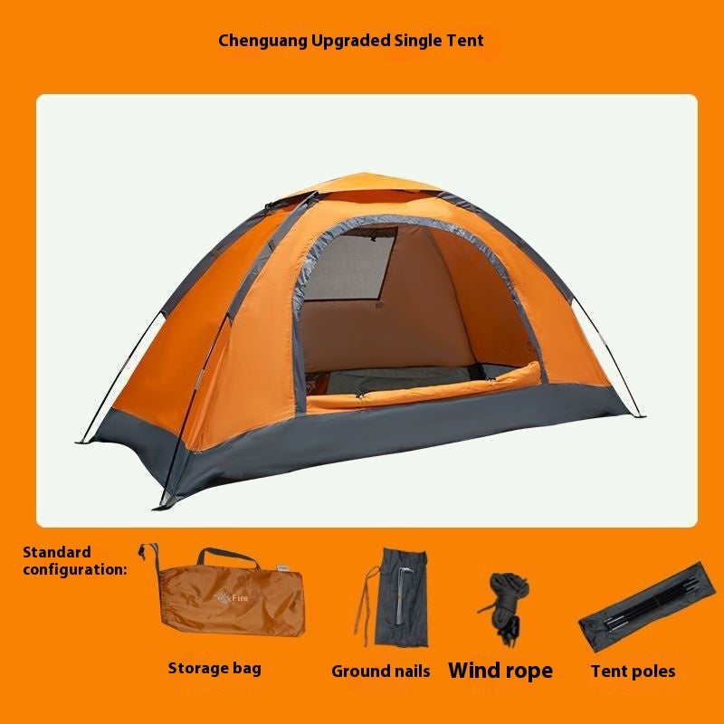 Outdoor Manual Tent Outdoor Camping Single Person Portable Simple Sun Protection Anti Mosquito Park Indoor Beach