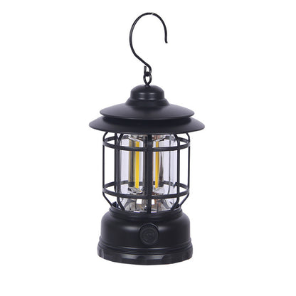 Outdoor Lamp Retro Revolving Lantern Camping Tent Lamp Camping Lamp Rechargeable Portable Lamp Atmosphere Lamp