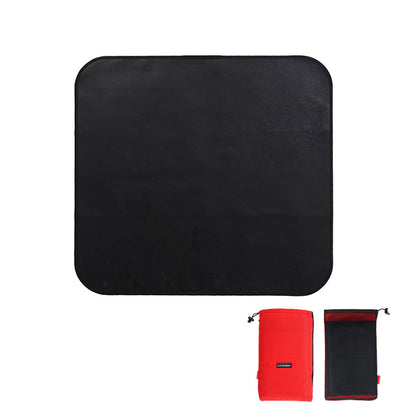 Outdoor camping silicone fireproof cloth picnic barbecue insulation pad flame retardant cloth high temperature fire blanket fiberglass cloth