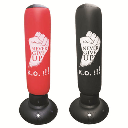 Leather Pattern Inflatable Boxing Column Tumbler Children's Vertical Fitness Vent Toys