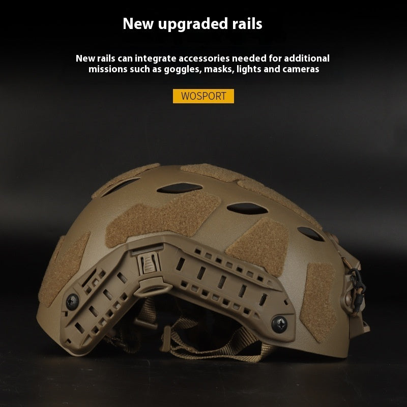 Diamond Hole High Cut Lightweight Tactical Helmet