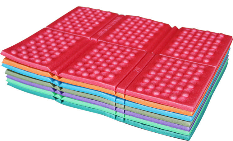 Outdoor Portable Cushion Folding Egg Trough Small Cushion 6 Fold Foam Camping Cushion XPE Picnic Mat Waterproof Moisture-Proof Cushion