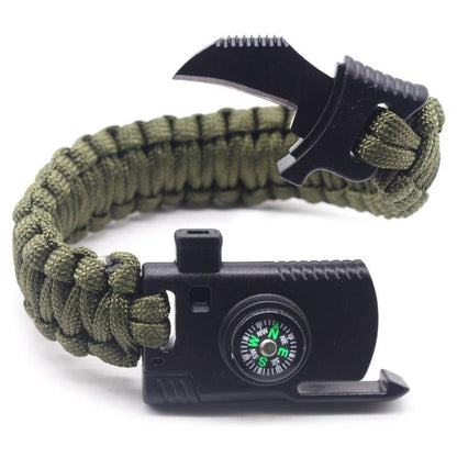 Braided Bracelet  Multi-function Paracord Survival  Outdoor Camping Rescue Emergency Rope