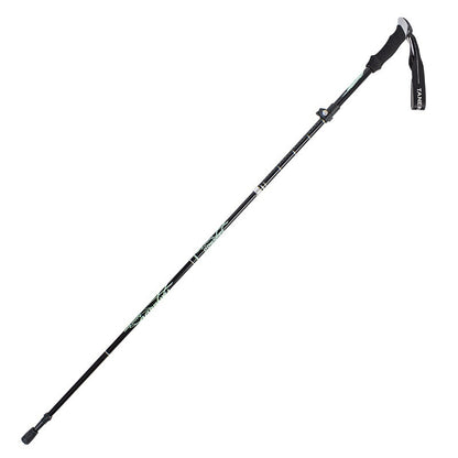 Alloy Foldable And Portable Telescopic Hand Hiking Alpenstock