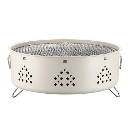 Detachable Split Installation Grill Portable Stainless Steel Campfire Grills For Outdoor Bbq Camping Picnics Lightweight Durable