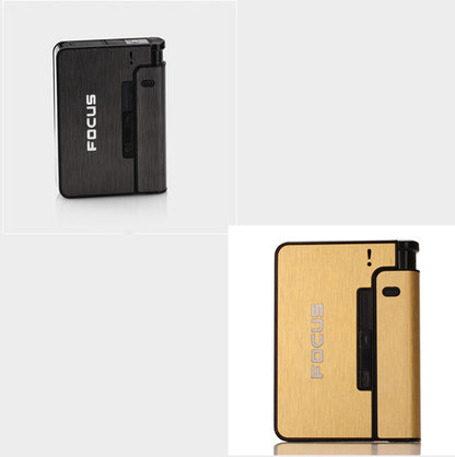 Aluminum alloy  flame automatic cigarette case