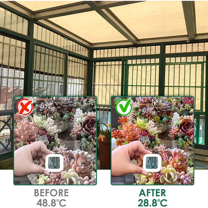 Outdoor - Sunshade Net 3X4 Meters  4 Hooks