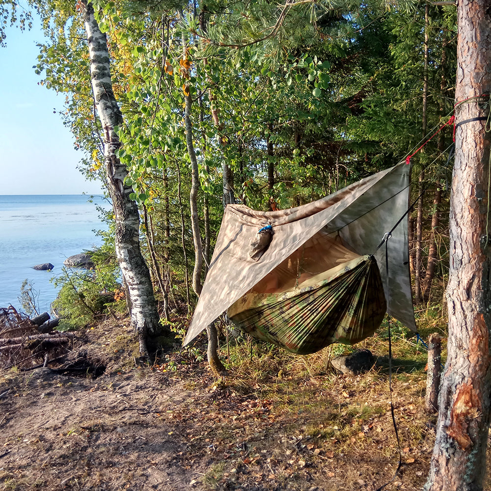 1 2 Person Outdoor Mosquito Net Parachute Hammock Camping Hanging Sleeping Bed Swing Portable  Double  Chair Hamac Army Green