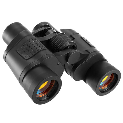 Portable HD Binoculars With FMC Lens Low Light Night Vision Telescope For Bird Watching Hunting Sports Events Concerts Adventure With Shoulder Strap Bag