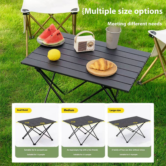 Outdoor Aluminum Alloy Household Portable Ultralight Folding Table