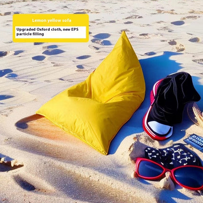 Outdoor Oxford Cloth Lazy Sofa Waterproof Tatami Coffee Shop Campsite Sofa