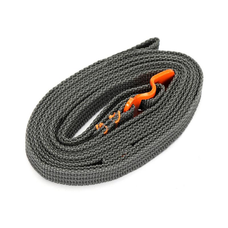 Outdoor tools travel equipment, strapping strap, binding rope, luggage strapping, stainless steel belt, hook and quick solution
