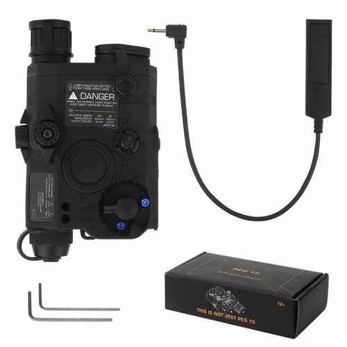 New Original PEQ-15 Full-featured Simulation 2023 Weapon Light Infrared Illuminator Infrared Laser And Visible Light Laser