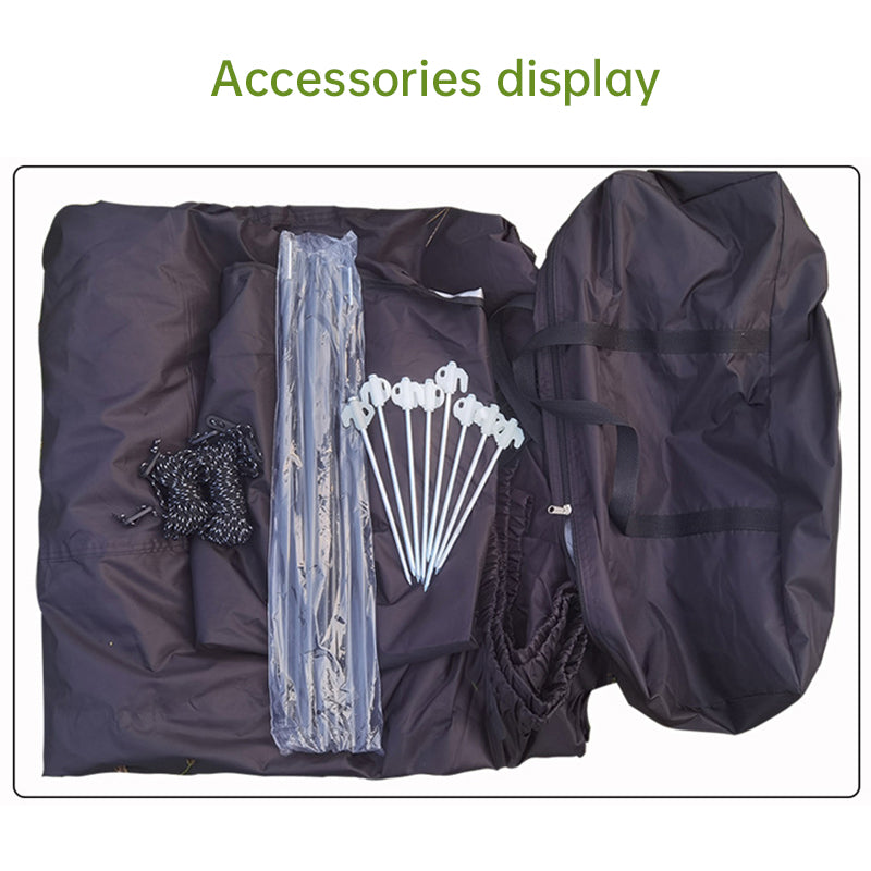 Large Multifunctional Outdoor Zipper Tents for Camping - Water - Repellent, Rainproof, Sunscreen, for Multiple People