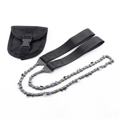 Outdoor hand zipper saw pocket chain saw garden tools 11/16/33 teeth 24 inch portable camping survival wire saw