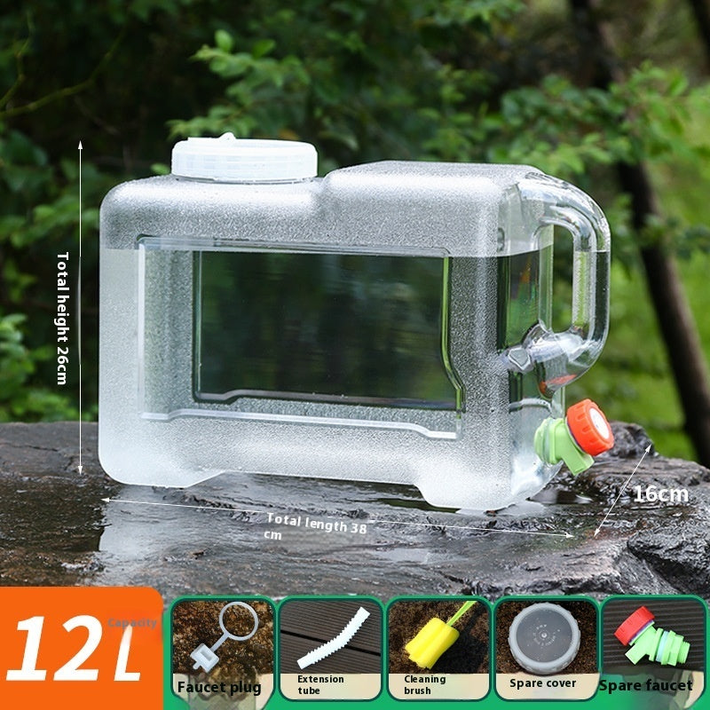 Outdoor Bucket Household Water Breaker Car Camping With Faucet