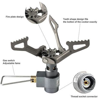 BRS Outdoor Gas Stove Mini Camping Gas Burner 25g Ultralight